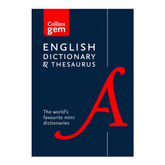 Collins Gem English Dictionary & Thesaurus - The English Bookshop Kuwait